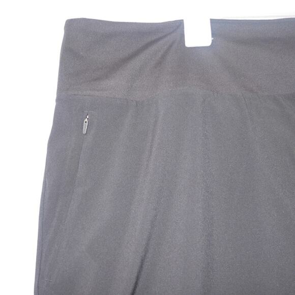 NEW Athleta Soho Skorts Shorts  Women's Plus Size 26 Black Stretch Pull On - Picture 2 of 8